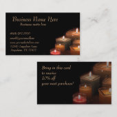 カスタムでスタイリッシュな黒は名刺の良否を明りにすかして調べます 名刺 (正面/裏面)