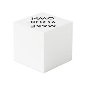 カスタムでパーソナライズで大きい4"写真の立方体 フォトキューブ (裏面アングル)