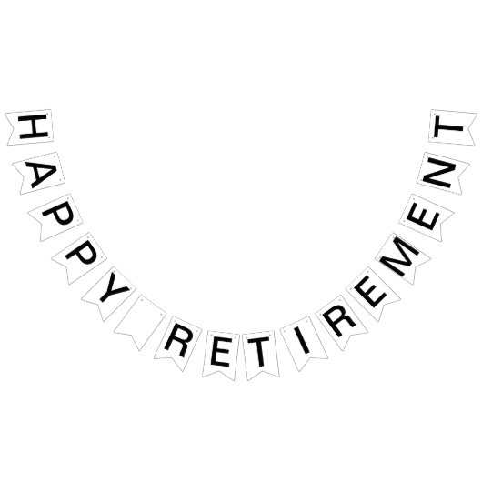 カスタムでパーソナライズで幸せな退職の旗の旗布 バンティングフラッグ (全)