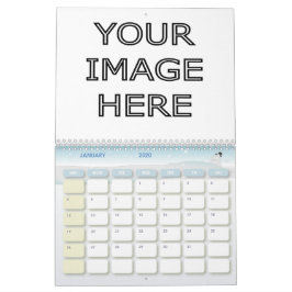 カスタムでパーソナライズで空白のなカレンダーのテンプレート カレンダー