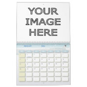 カスタムでパーソナライズで空白のなカレンダーのテンプレート カレンダー (2月 2026)