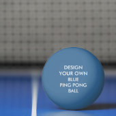 カスタムでパーソナライズで青いピンポン球 卓球ボール (ネット)
