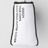 カスタムでパーソナライズで黒い運搬人のゴルフクラブカバー ゴルフヘッドカバー (回転90)