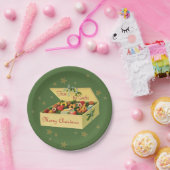 カスタムでパーソナライズなクリスマスのクッキーの紙皿 ペーパープレート (パーティー)