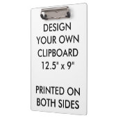 カスタムでパーソナライズなクリップボード-手紙及びA4サイズ クリップボード (左)