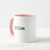 カスタムでパーソナライズなコンボのマグのブランクのテンプレート マグカップ (正面左)