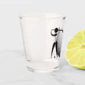 カスタムでパーソナライズなゴルフウィスキーの小グラス ショットグラス (左)