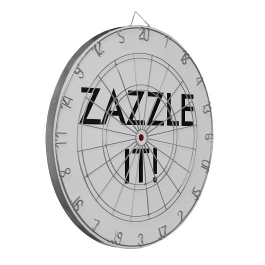 カスタムでパーソナライズなダート盤のブランクのテンプレート ダーツボード (正面左)