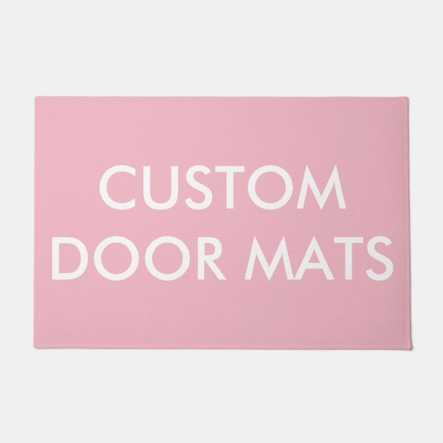 カスタムでパーソナライズなドア・マットのブランクのテンプレート ドアマット (正面)