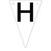 カスタムでパーソナライズなハッピーバースデーの旗の旗布 バンティングフラッグ (第2の旗)