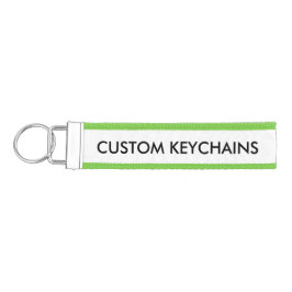 カスタムでパーソナライズなバンドKeychainの空白のなテンプレート リストバンドキーホルダー