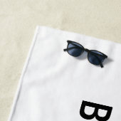 カスタムでパーソナライズなビーチタオル ビーチタオル (インサイチュ)