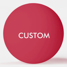 カスタムでパーソナライズなピンポン球のブランクのテンプレート 卓球ボール