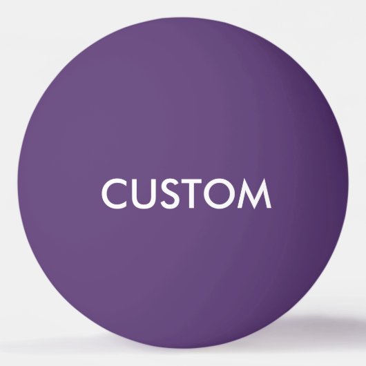 カスタムでパーソナライズなピンポン球のブランクのテンプレート 卓球ボール (正面)