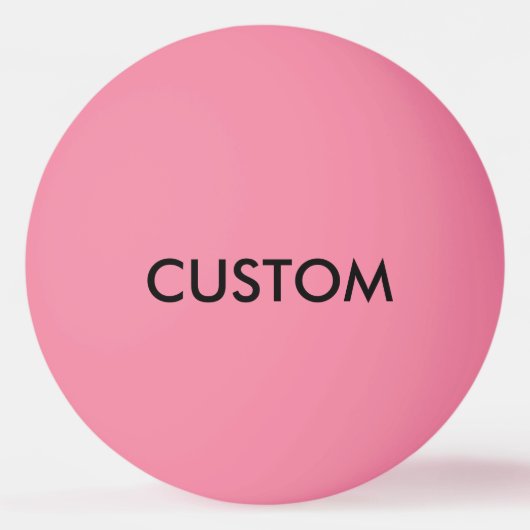 カスタムでパーソナライズなピンポン球のブランクのテンプレート 卓球ボール (正面)