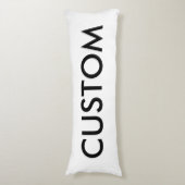カスタムでパーソナライズなポリエステル抱き枕のブランク ボディピロー (正面縦)