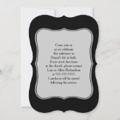 カスタムでパーソナライズな写真の最初聖餐の写真 招待状 (裏面)