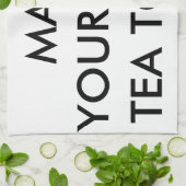 カスタムでパーソナライズな台所ふきん キッチンタオル (折り畳み)