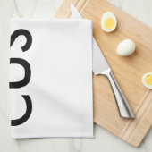 カスタムでパーソナライズな台所タオルのブランクのテンプレート キッチンタオル (四つ折り)