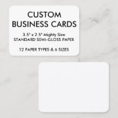 カスタムでパーソナライズな名刺の空白のなテンプレート 名刺 (正面/裏面)