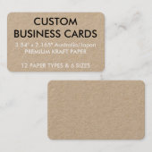 カスタムでパーソナライズな名刺の空白のなテンプレート 名刺 (正面/裏面)