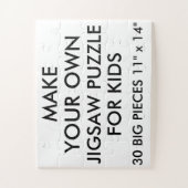 カスタムでパーソナライズな子供のジグソーパズル30の大きいPC ジグソーパズル (縦)