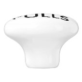 カスタムでパーソナライズな引出しのキャビネットドアのノブのブランク セラミックノブ (側面)