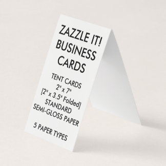 カスタムでパーソナライズな折られたテントの名刺 名刺