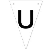 カスタムでパーソナライズな旗布の旗の三角形 バンティングフラッグ (第3の旗)