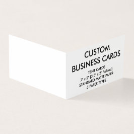 カスタムでパーソナライズな本によって折られる名刺 名刺
