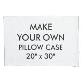 カスタムでパーソナライズな枕箱20" x 30" 枕カバー (正面)