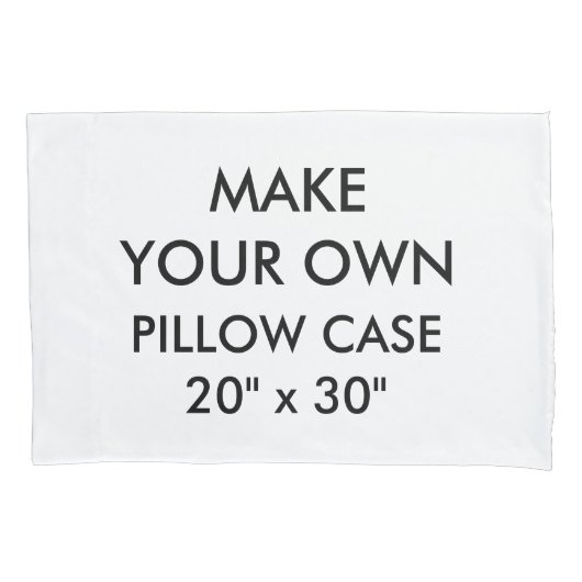 カスタムでパーソナライズな枕箱20" x 30" 枕カバー (正面)