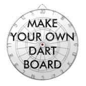 カスタムでパーソナライズな正規のダート盤及び6本の投げ矢 ダーツボード (正面)