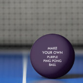 カスタムでパーソナライズな紫色のピンポン球 卓球ボール (ネット)