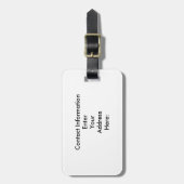 カスタムでパーソナライズな荷物のラベル ラゲッジタグ (正面縦)