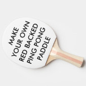 カスタムでパーソナライズな赤によって支持される卓球ラケット 卓球ラケット (横)