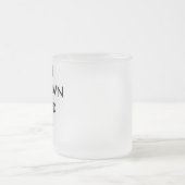 カスタムでパーソナライズな10ozによって曇らされるビールガラス フロストグラスマグカップ (中央)