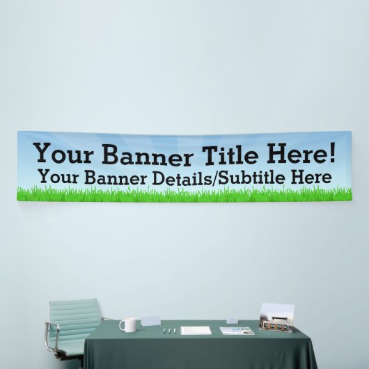 カスタムでパーソナライズな12'広く夏場面旗 横断幕 (トレードショー)