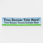 カスタムでパーソナライズな12'広く夏場面旗 横断幕 (横)