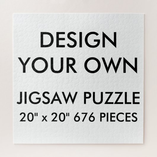 カスタムでパーソナライズな20" x20"ジグソーパズル676のPC ジグソーパズル (横)