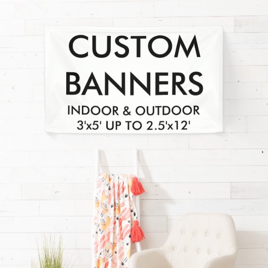 カスタムでパーソナライズな5' x3の旗のブランクのテンプレート 横断幕 (インサイチュ)