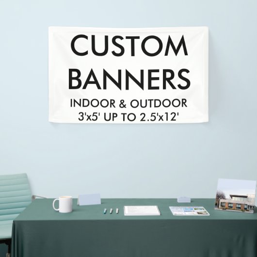 カスタムでパーソナライズな5' x3の旗のブランクのテンプレート 横断幕 (トレードショー)