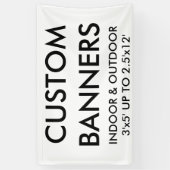 カスタムでパーソナライズな5' x3の旗のブランクのテンプレート 横断幕 (縦)