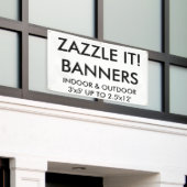 カスタムでパーソナライズな5' x3の旗のブランクのテンプレート 横断幕 (ビルの外側)