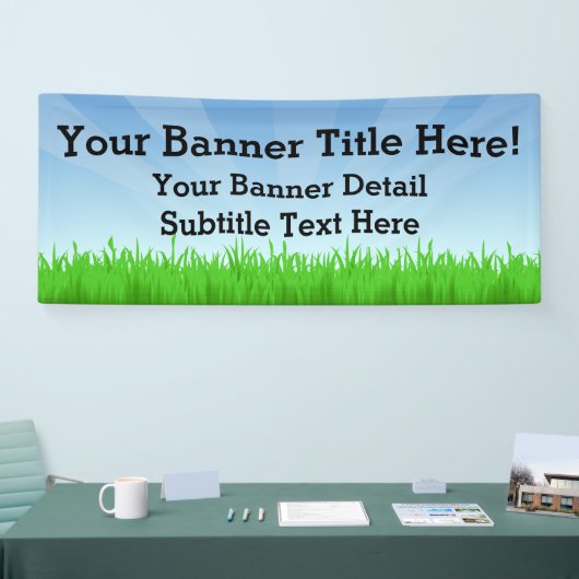 カスタムでパーソナライズな6'広く夏場面旗 横断幕 (トレードショー)