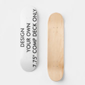 カスタムでパーソナライズな7.75" Compのスケートボードのデッキ スケートボード (正面)