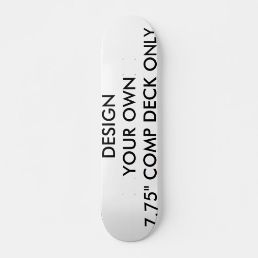 カスタムでパーソナライズな7.75" Compのスケートボードのデッキ スケートボード (正面)
