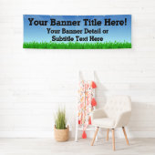 カスタムでパーソナライズな8'広く夏場面旗 横断幕 (インサイチュ)