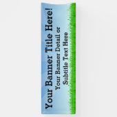 カスタムでパーソナライズな8'広く夏場面旗 横断幕 (縦)