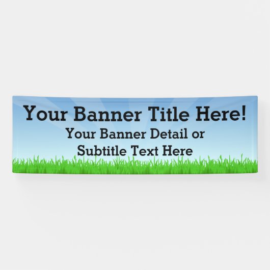 カスタムでパーソナライズな8'広く夏場面旗 横断幕 (横)